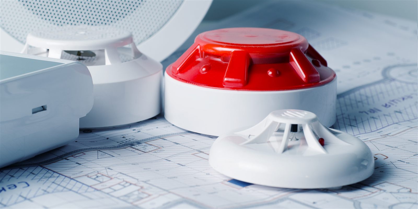 Brandmelder und Rauchmelder auf Brandschutzplan